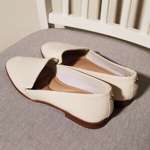 Aldo Cream Women's Leather Loafers